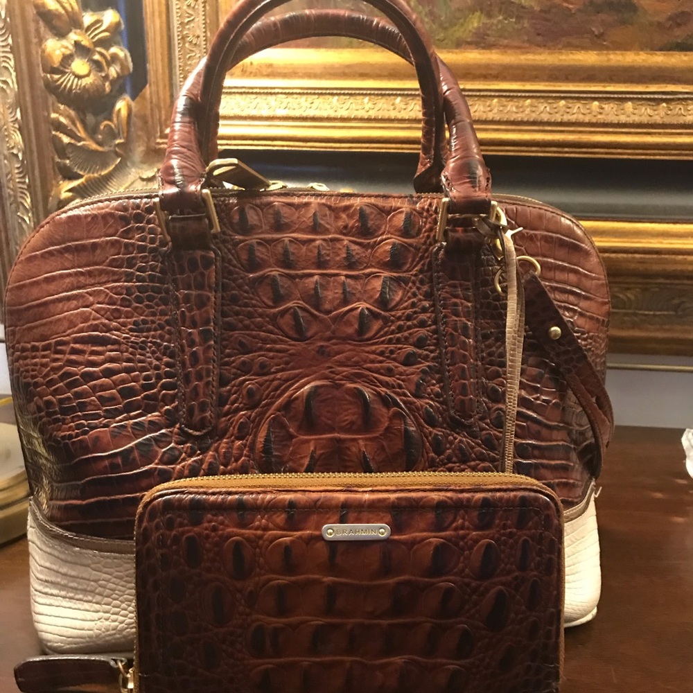 Brahmin Handbag and Wallet